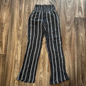 Billabong New Waves Wide-Leg Striped Pants